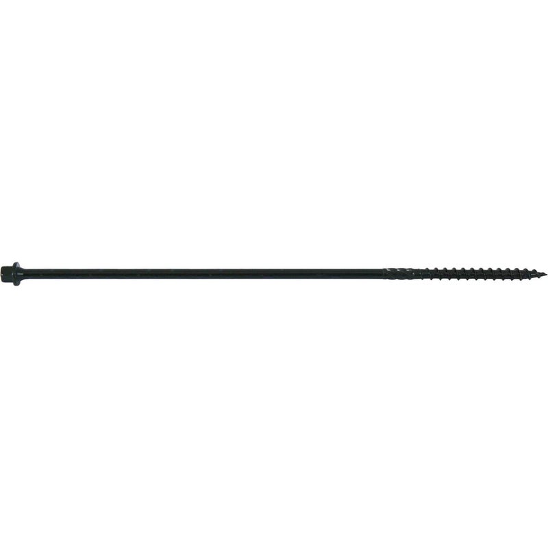 Jake Sales #14 X 12 Heavy Duty Black Timber/Log/Landscaping Wood Screws - Exterior Coated Heavy Duty Screws (50 Count - Heavy Duty Black Log Wood Screws) - Image 5